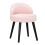 Living And Home Modern Velvet Dressing Table Stool Makeup Chair Solid Wood Legs 3