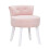 Living And Home Velvet Soft Seat Low Back Vanity Stool Dressing Table Chair 3