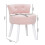 Living And Home Velvet Soft Seat Low Back Vanity Stool Dressing Table Chair 6
