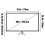 VEVOR (80 inch) VEVOR Tripod Projector Screen 16:9 4K HD Adjustable 8