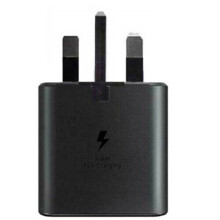 (Black, For A40 / A50 / A60 / A70 / A80) SAMSUNG SUPERFAST CHARGER EP-TA800 + TYPE C CABLE FOR GALAXY NOTE 10, S20, S10+