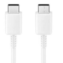 (White, For A20 / A20e / A30 / A40) Samsung EP-TA800 25W USB-C SuperFast Charger Adapter / Cable For S20 Note10 S10