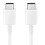 Samsung (White, For Note 9 / Note 8) Samsung EP-TA800 25W USB-C SuperFast Charger Adapter / Cable For S20 Note10 S10 4