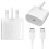 Samsung (White, For Note 9 / Note 8) Samsung EP-TA800 25W USB-C SuperFast Charger Adapter / Cable For S20 Note10 S10 5
