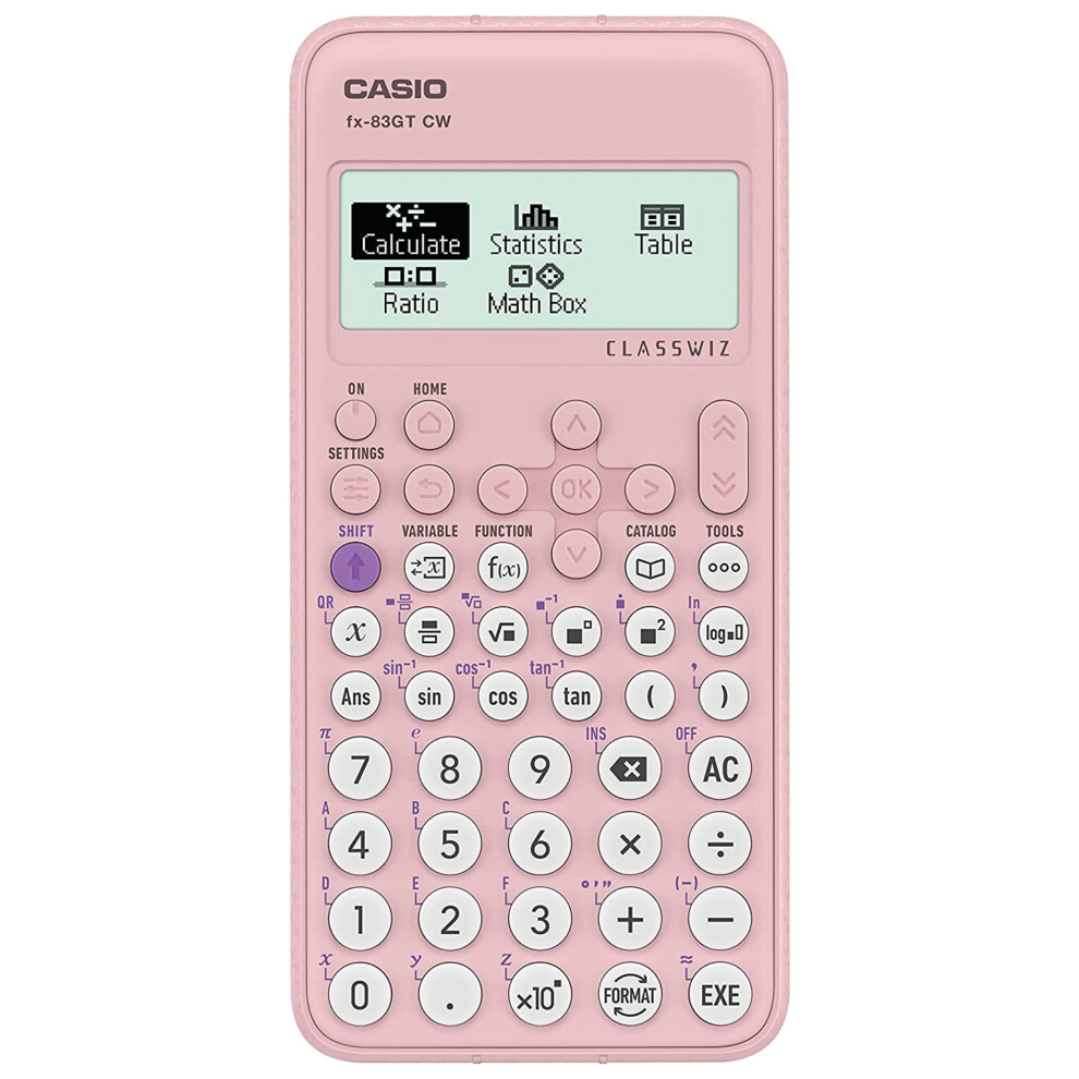 Casio ClassWiz GCSE Scientific Calculator - Pink