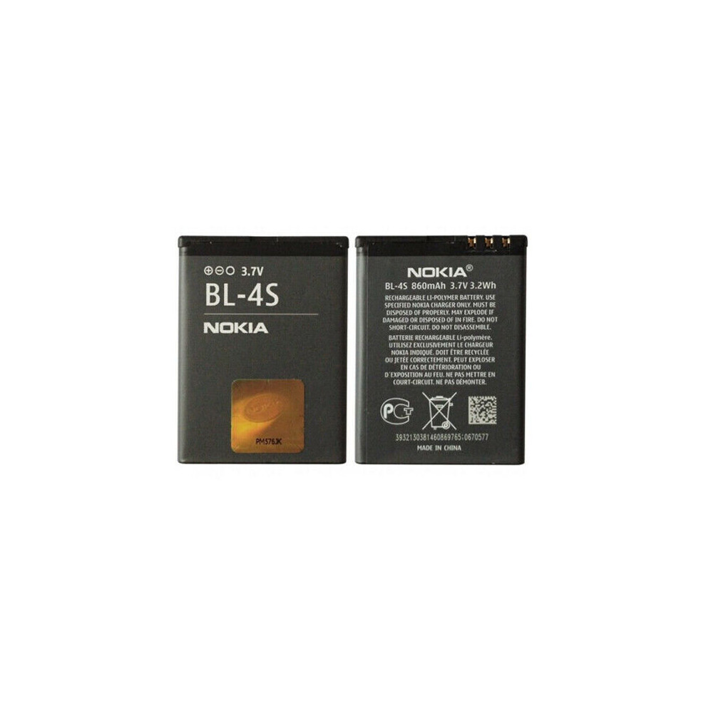 Official Nokia BL-4S Battery For Nokia X3-02 3600 2680 Slide 3710 Fold 7020 6208C 7100