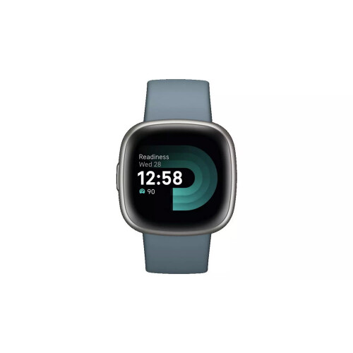 Fitbit Fitbit Versa 4 Smart Watch - Waterfall Blue/Platinum