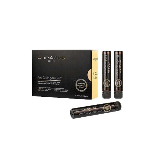 Auracos Pack of 14 - Pro Collagenium High Performance Anti Aging Drink ...