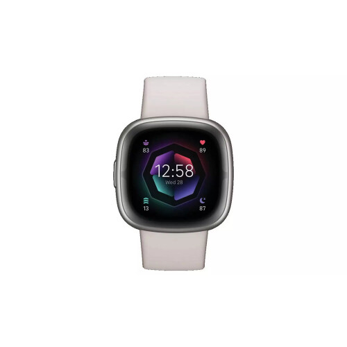 Fitbit Fitbit Sense 2 Smart Watch - Lunar White/Platinum 1