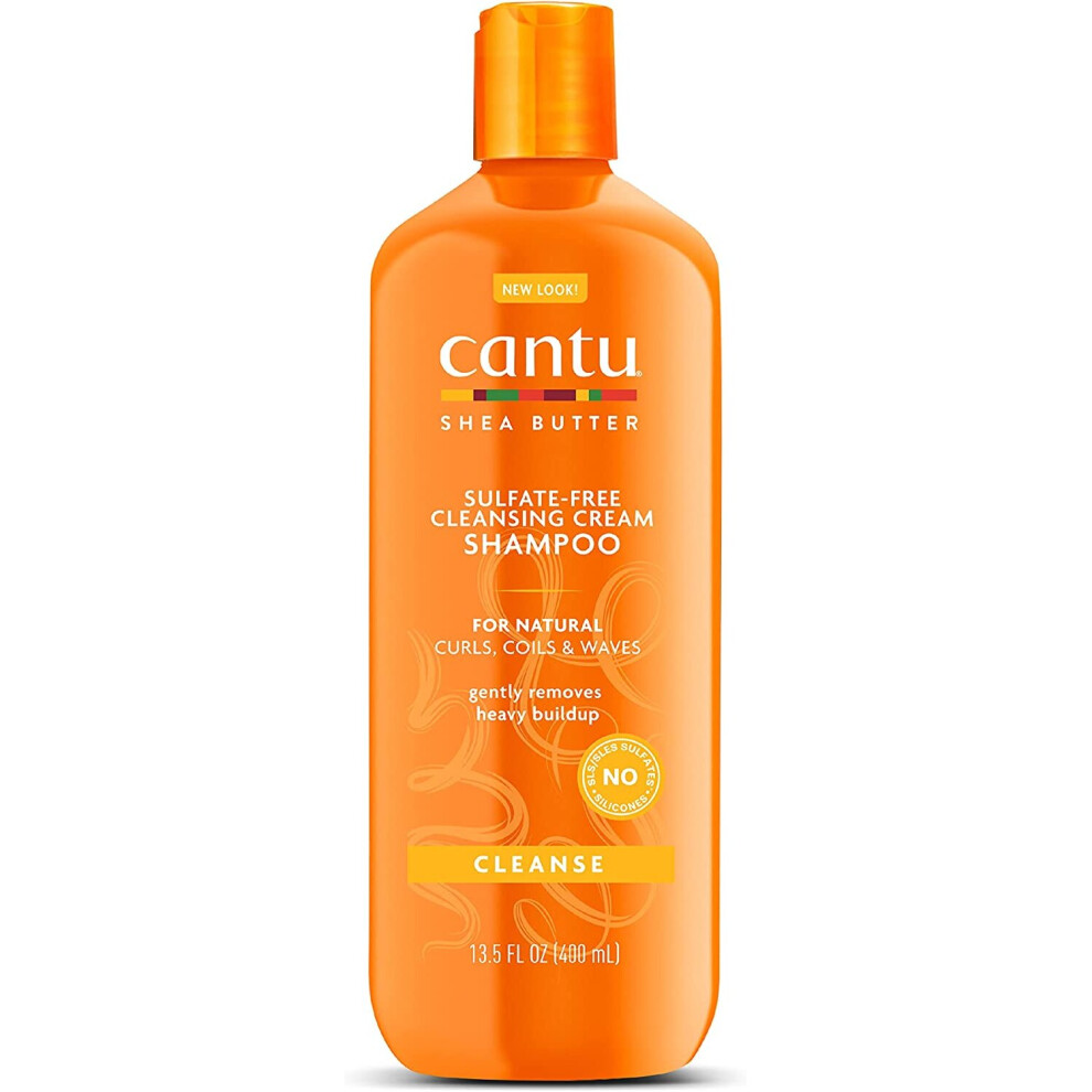 CANTU Shea Butter Sulfate-Free Cleansing Cream Shampoo 400mL / 13.5 oz