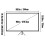 VEVOR (110 inch) VEVOR Tripod Projector Screen 16:9 4K HD Adjustable 8