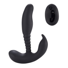Remote Control Anal Pleasure Dual Vibrating Prostate Stimulator Men