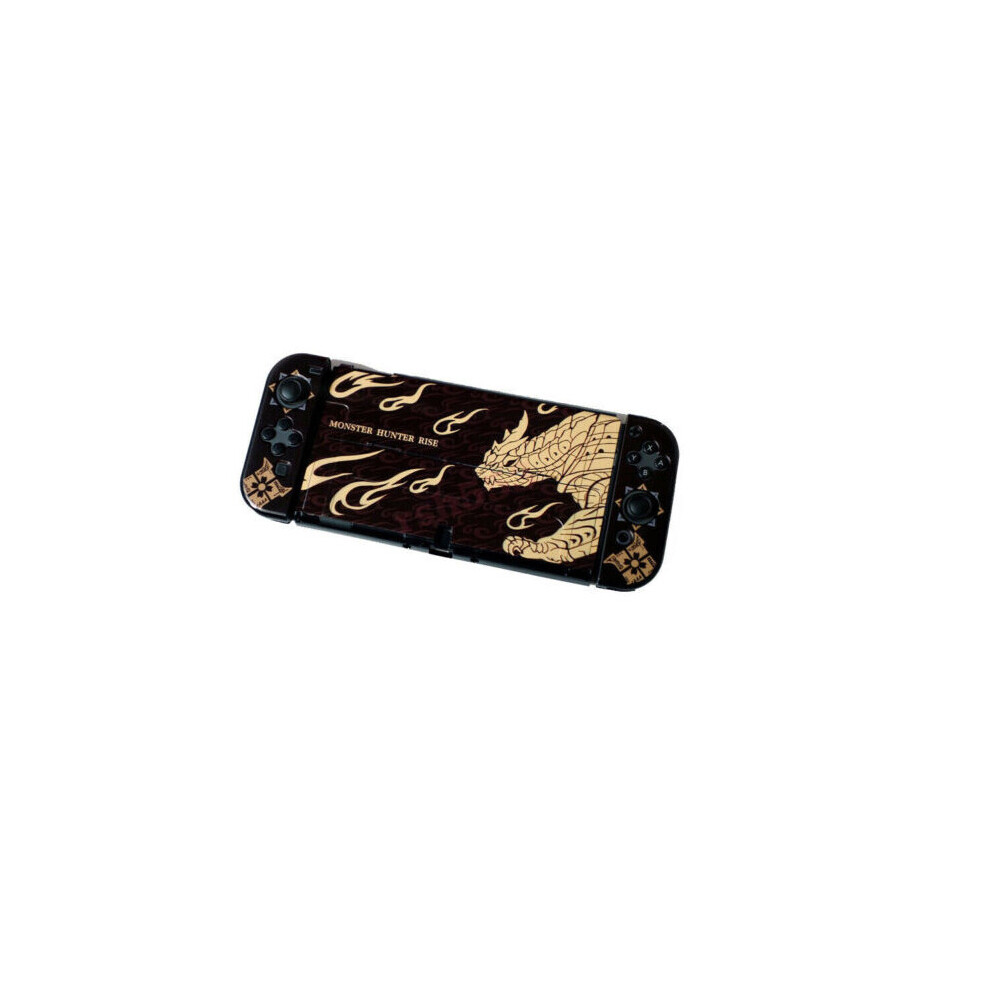 (Oz-010 Monster Dragon Edition) For Nintendo Switch Oled Hard Thin Case Cover Golden 5701510966873