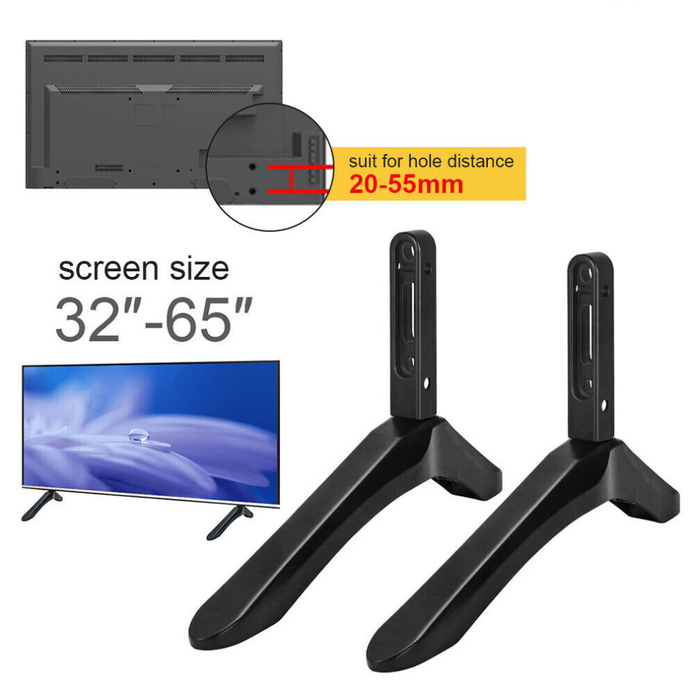 Universal TV Stand Legs TV Base Pedestal Feet Stand Mount for 32-65"