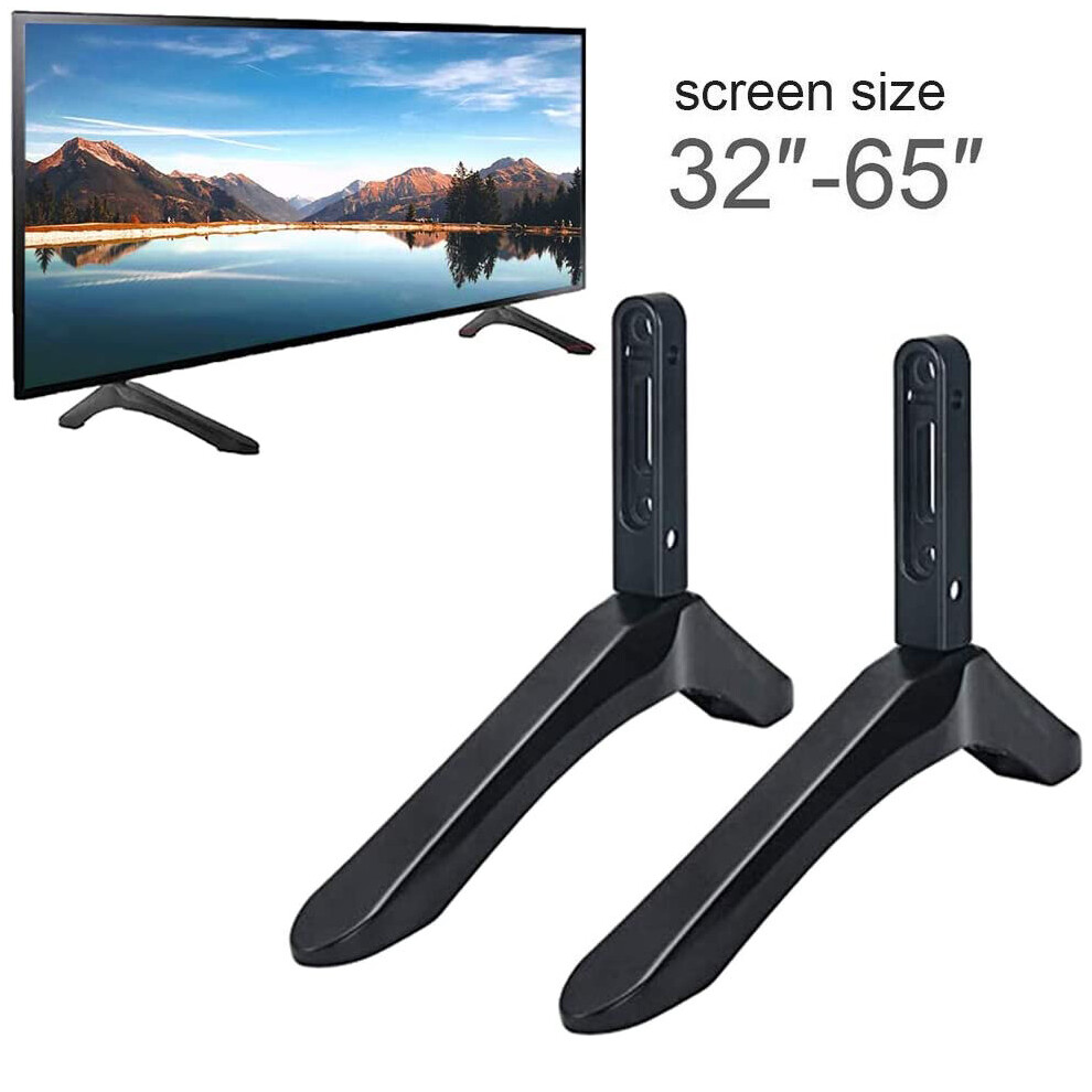 Universal Table Top TV Pedestal Stand Mount TV Feet Base for 32"-65