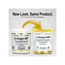 California Gold Nutrition Collagen UP Dietary Supplement Marine Collagen + Hyaluronic Acid + Vitamin C (206 g)