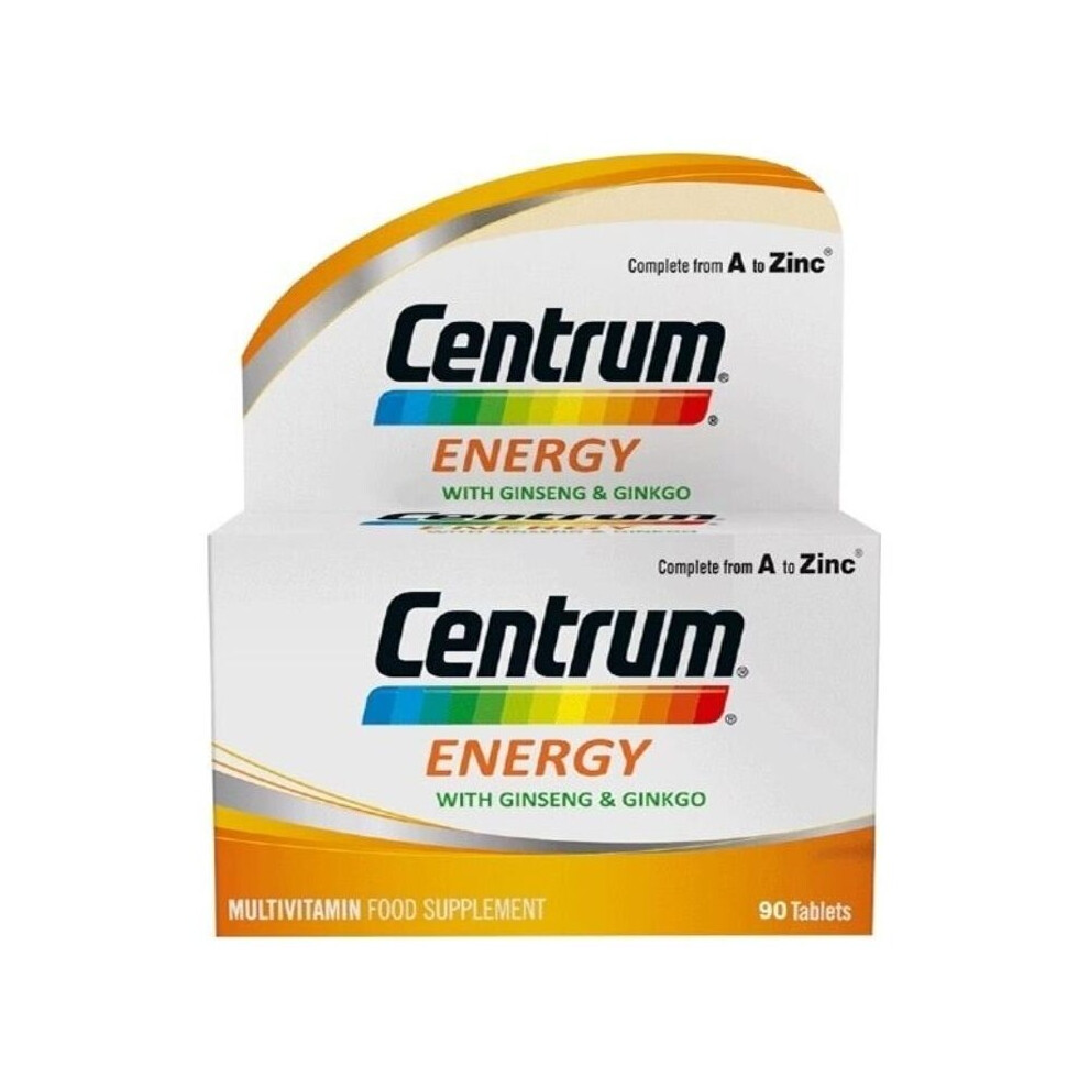 Centrum Energy Multivitamin Food Supplement 90 vitamins Tablets