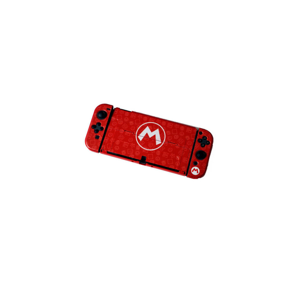 (Oz-003 Mario M) For Nintendo Switch Oled Hard Thin Case Cover Red 5701510966804