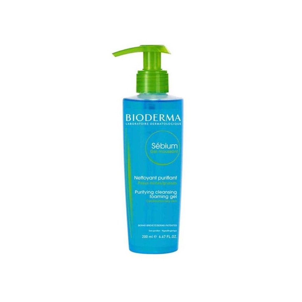 Bioderma Face Cleanser Sebium- Makeup Removing Cleanser - Skin Purifying - 200ml