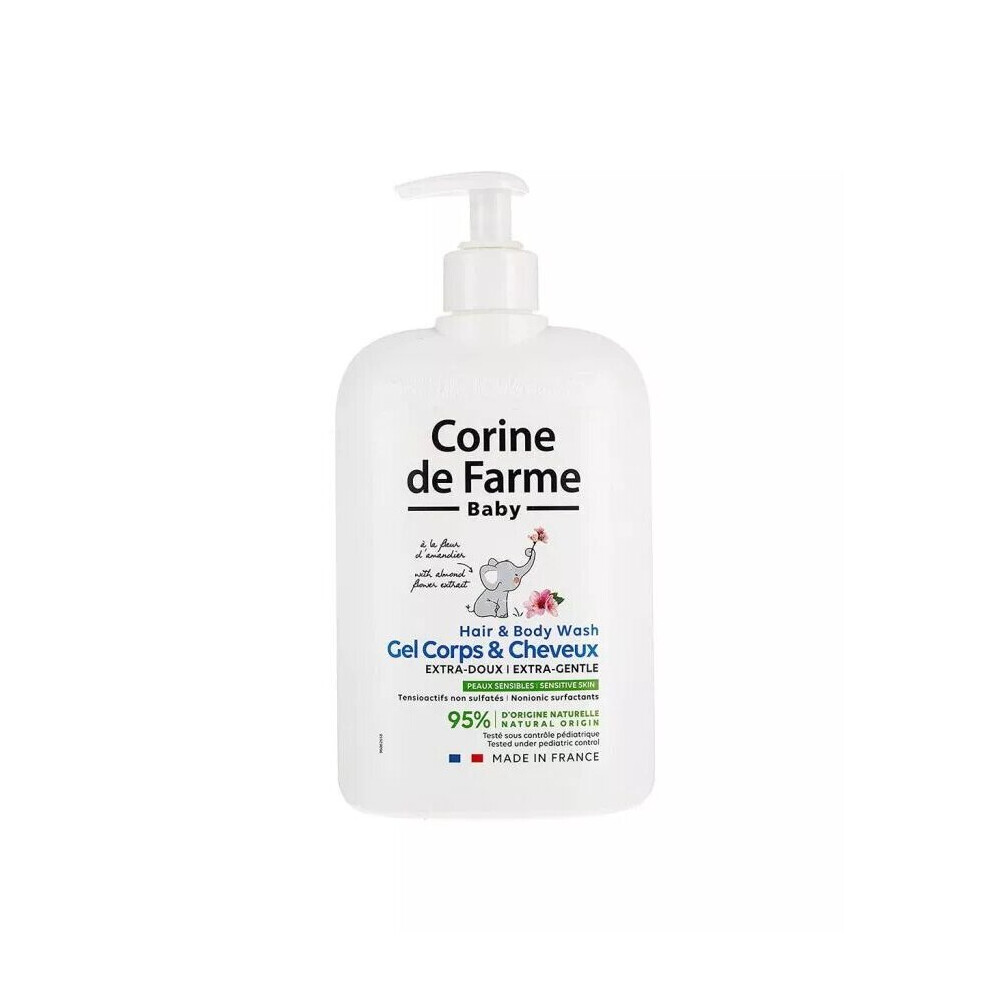 Corine De Farme Baby Extra Gentle Hair & Body Wash 500 mL