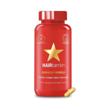 Hairtamin Biotin Fast Hair Growth Vitamins, Reduce Hair Loss & Thinning 30 Veg Capsules