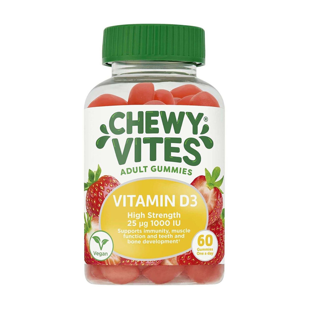 CHEWY VITES Chewy Vites Adults Vitamin D3 extra strength 60's