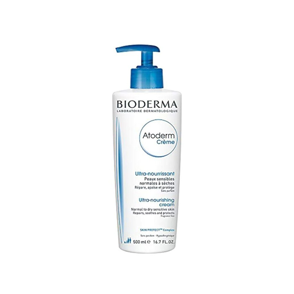 Bioderma Atoderm Ultra Nourishing Creme Non-Greasy Texture White 500ml