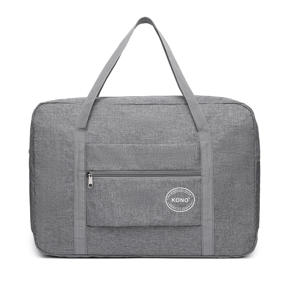 (Grey) Foldable Waterproof Storage Travel Handbag-image-OPC-PBNJ5J7-NEW