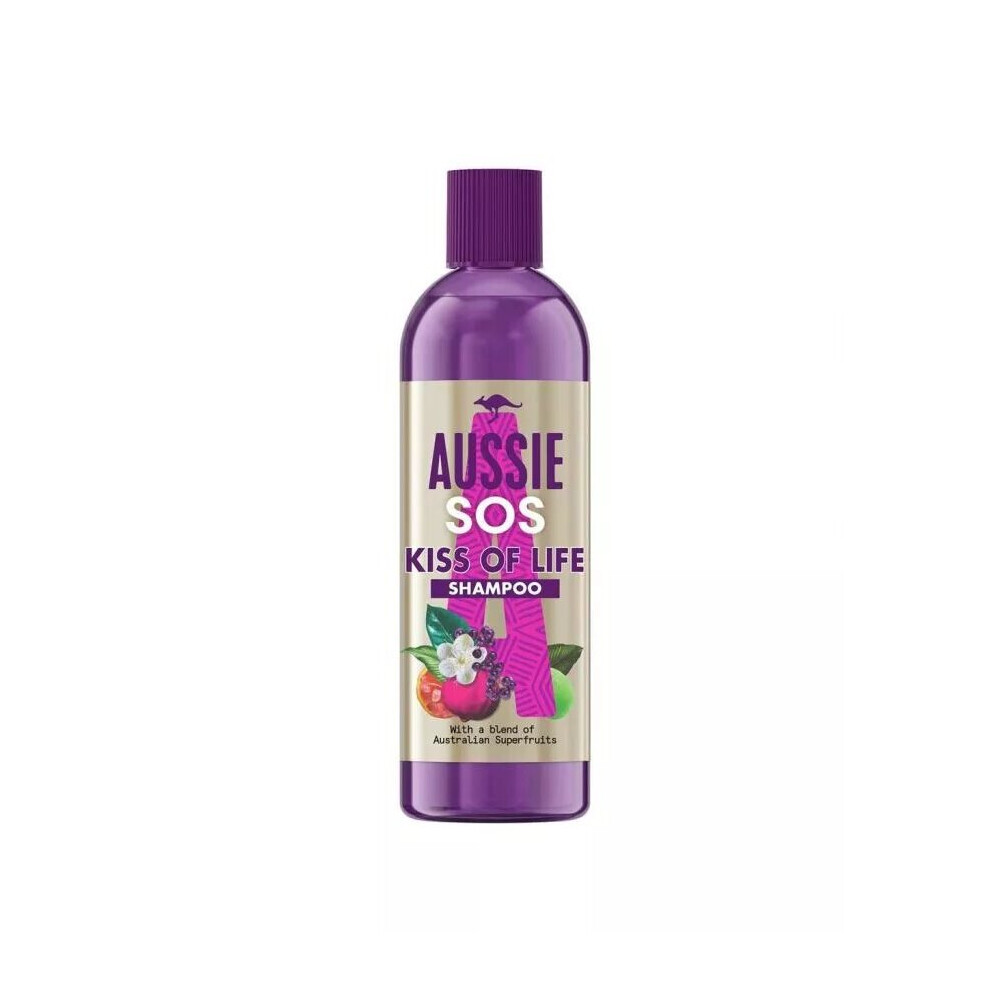 Aussie SOS Kiss Of Life Shampoo For Dry & Damaged Hair 290ml