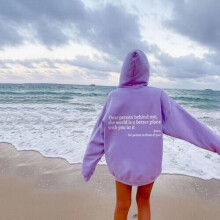 (Purple, 4XL) Dear Person Behind Me Sweatshirt Hoodie,Dear Person Behind Me Hoodie