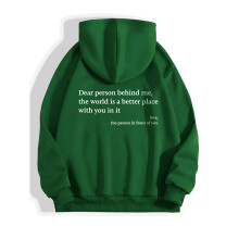(Green, 2XL) Dear Person Behind Me Sweatshirt Hoodie,Dear Person Behind Me Hoodie