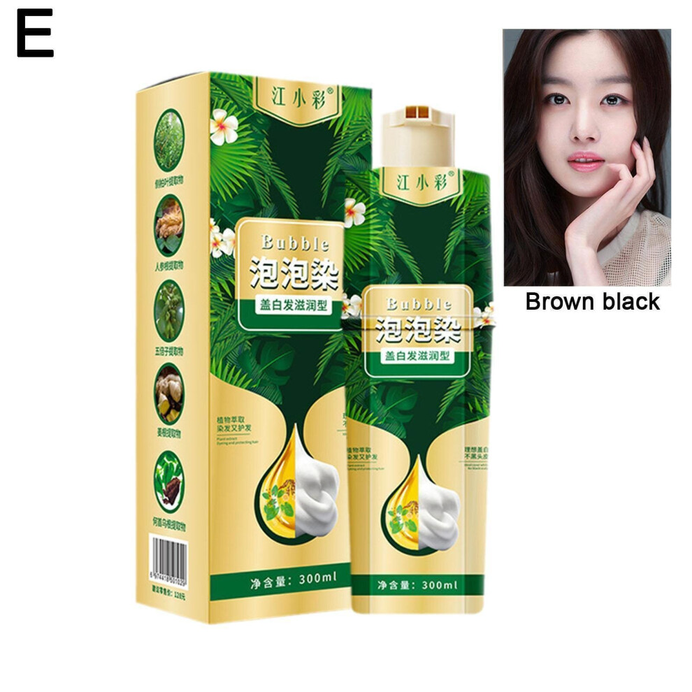 (  Brown) Rahimall Shampoo Dye, Hair Coloring Shampoo, Plant Bubble Hair Dye Shampoo