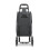 (Grey) 6 Wheel Push Shopping Trolley 4