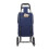(Navy) 6 Wheel Push Shopping Trolley 4