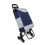 (Navy) 6 Wheel Push Shopping Trolley 6