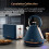 Tower TOWER Cavaletto Kettle 2-Slice Toaster & Canisters Midnight Blue/Rose Gold 3