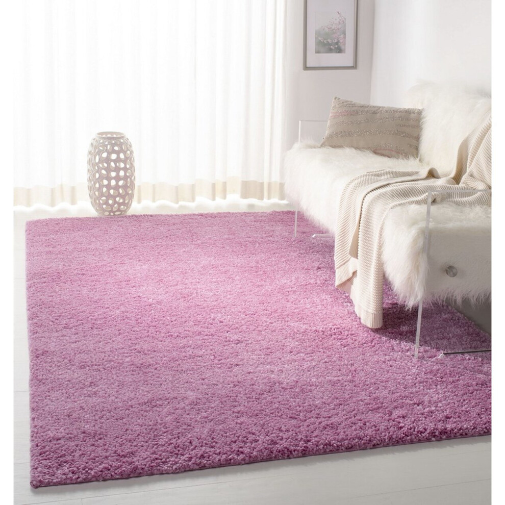 (200cm x 290cm (6ft 8" x 9ft 7")) Soft Thick Luxury Modern Shaggy Rug Dusky Pink-image-OPC-PBNJFYM-NEW
