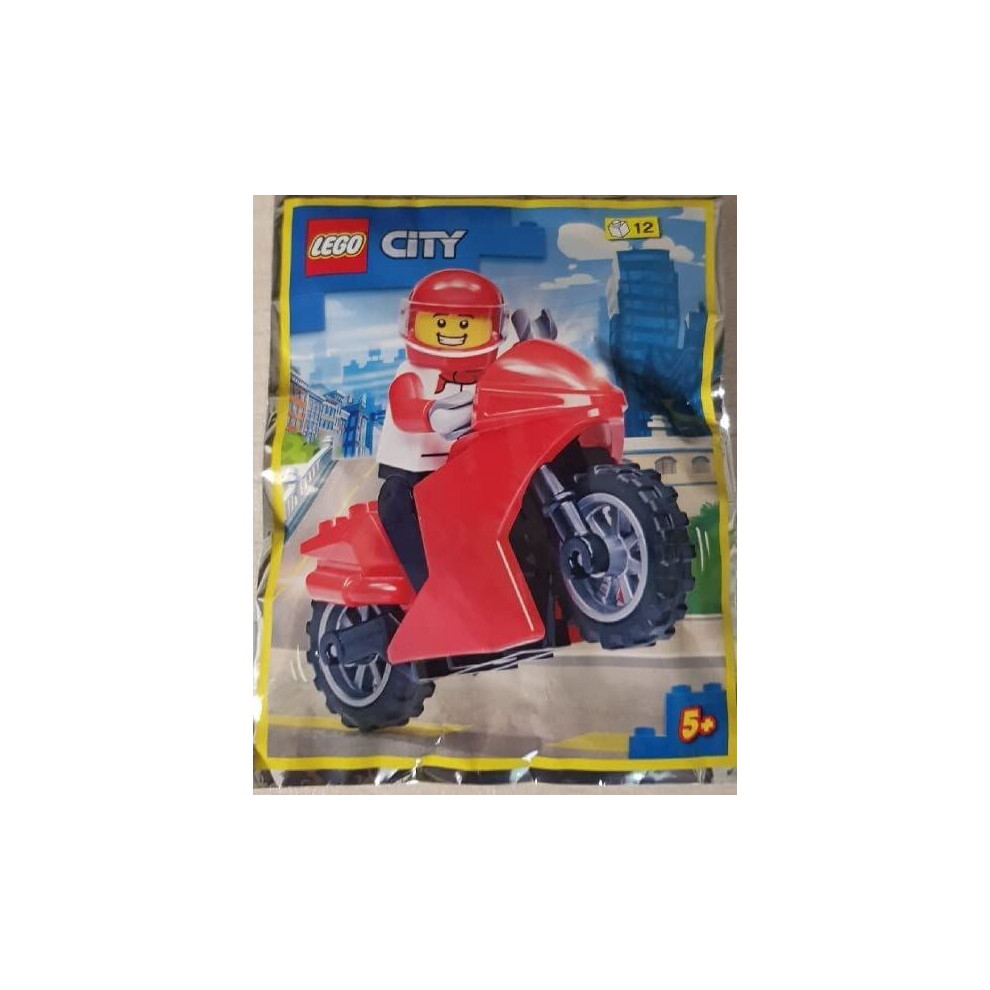 LEGO City Motorcycle with Driver Foil Pack Set 952203 (Bagged)