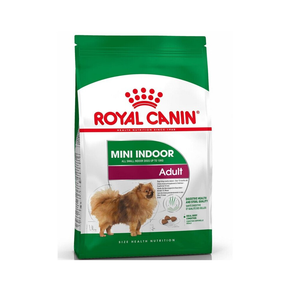 Royal Canin Mini Indoor Dry Dog Food (Small Adult Dogs, 1.5kg) | Specialized Nutrition for Indoor Small Breeds