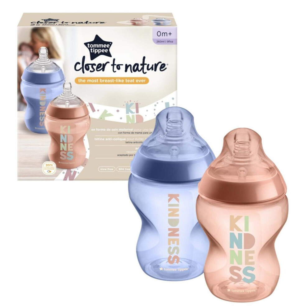 Tommee Tippee Closer to Nature Baby Bottle pink 261 ml 42255079