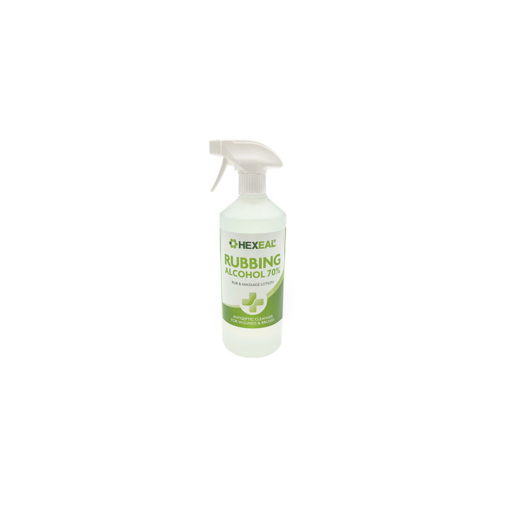 Hexeal RUBBING ALCOHOL 70% | 500ml Spray | Isopropyl Isopropanol Lab Grade
