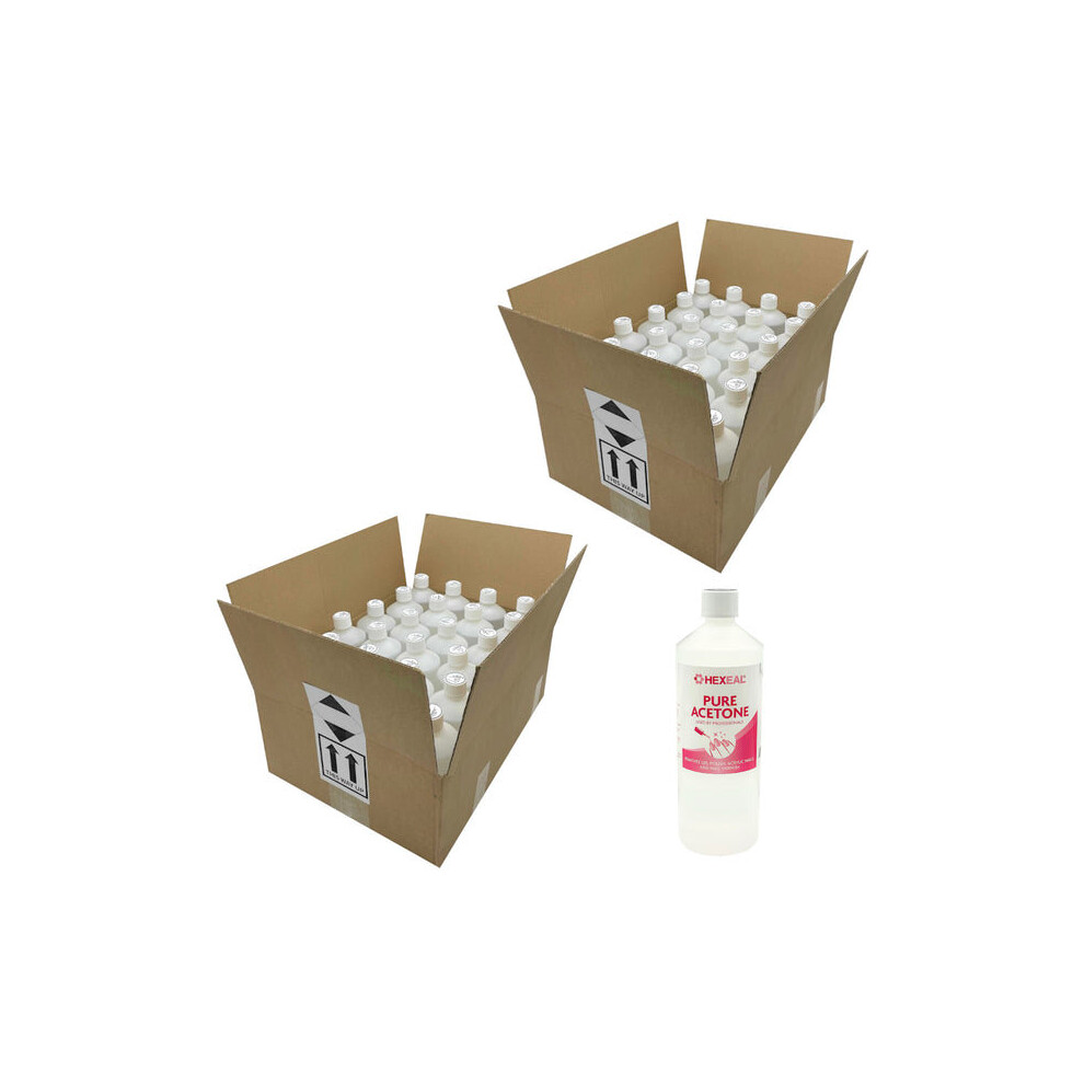 Hexeal ACETONE 99.5% | 50L | Professional Nail Polish Remover | Gel Soak Off, Acrylic, Varnish Remove