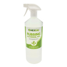 Hexeal RUBBING ALCOHOL 70% |1L Spray | Isopropyl Isopropanol Lab Grade