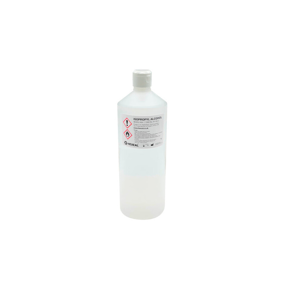 Hexeal IPA 99.9% | 1L Flip | Lab Grade | Isopropyl Alcohol | Isopropanol 99.9%