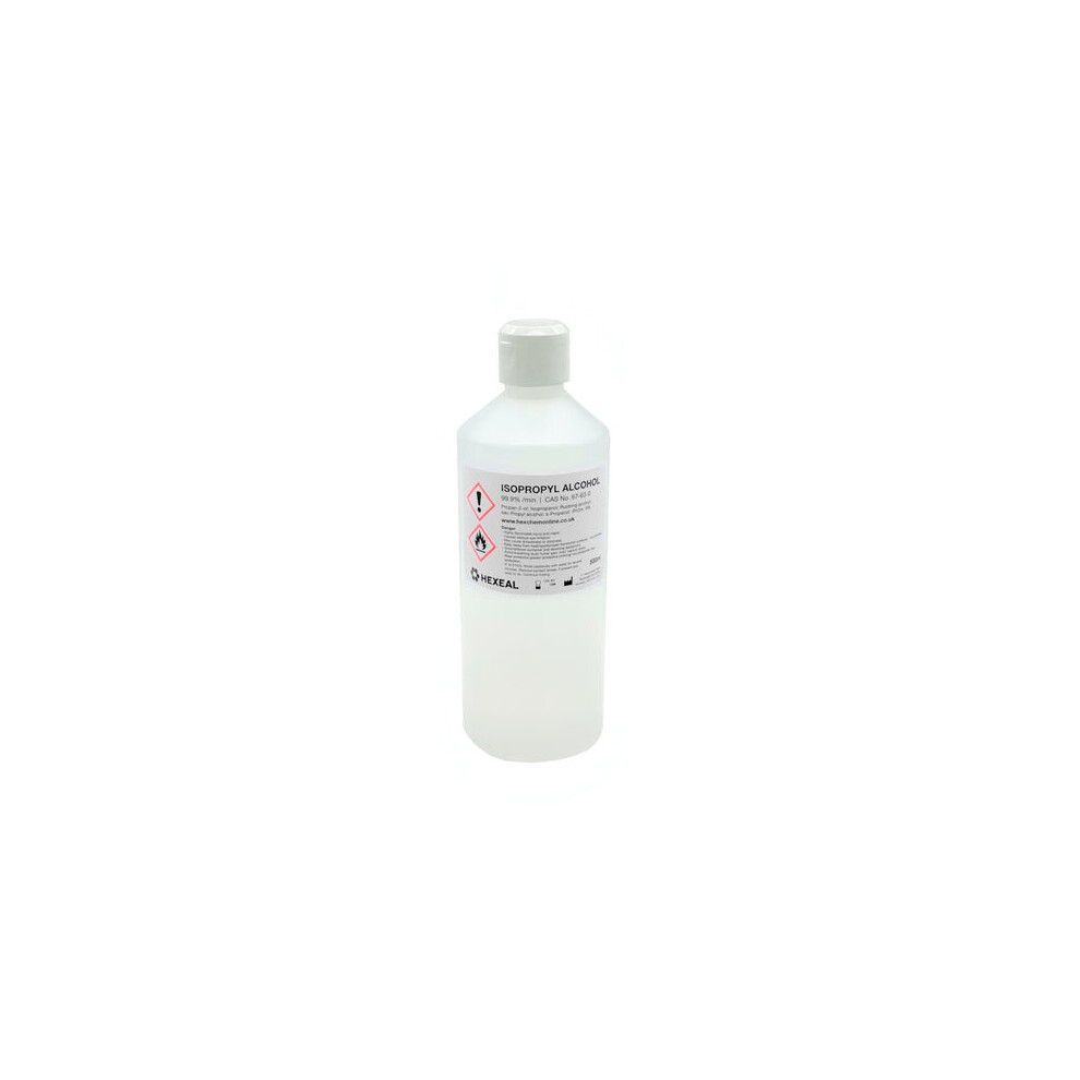 Hexeal IPA 99.9% | 500ml Flip | Lab Grade | Isopropyl Alcohol | Isopropanol 99.9%