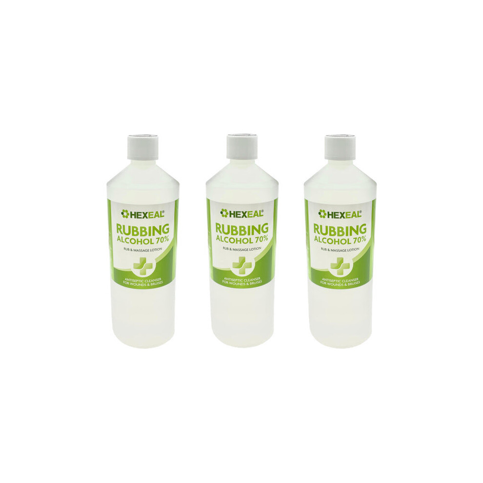 Hexeal RUBBING ALCOHOL 70% | 3L | Isopropyl Isopropanol Lab Grade