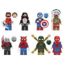 8pcs Marvel Avengers Super Heroes Mini Figures Dc Fit Lego Minifigures