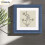 (18x18" Pic (22x22" Frame)) Square Size Grey Poster Frame / Handmade Solid Wood Frame / Picture Frame With White Mount 5