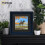 (4x4" Pic (6x6" Frame)) Square Size Black Poster Frame / Picture Frame / Wall Hanging Frame With Black Mount 6