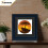 (4x4" Pic (6x6" Frame)) Square Size Black Poster Frame / Picture Frame / Wall Hanging Frame With Black Mount 7